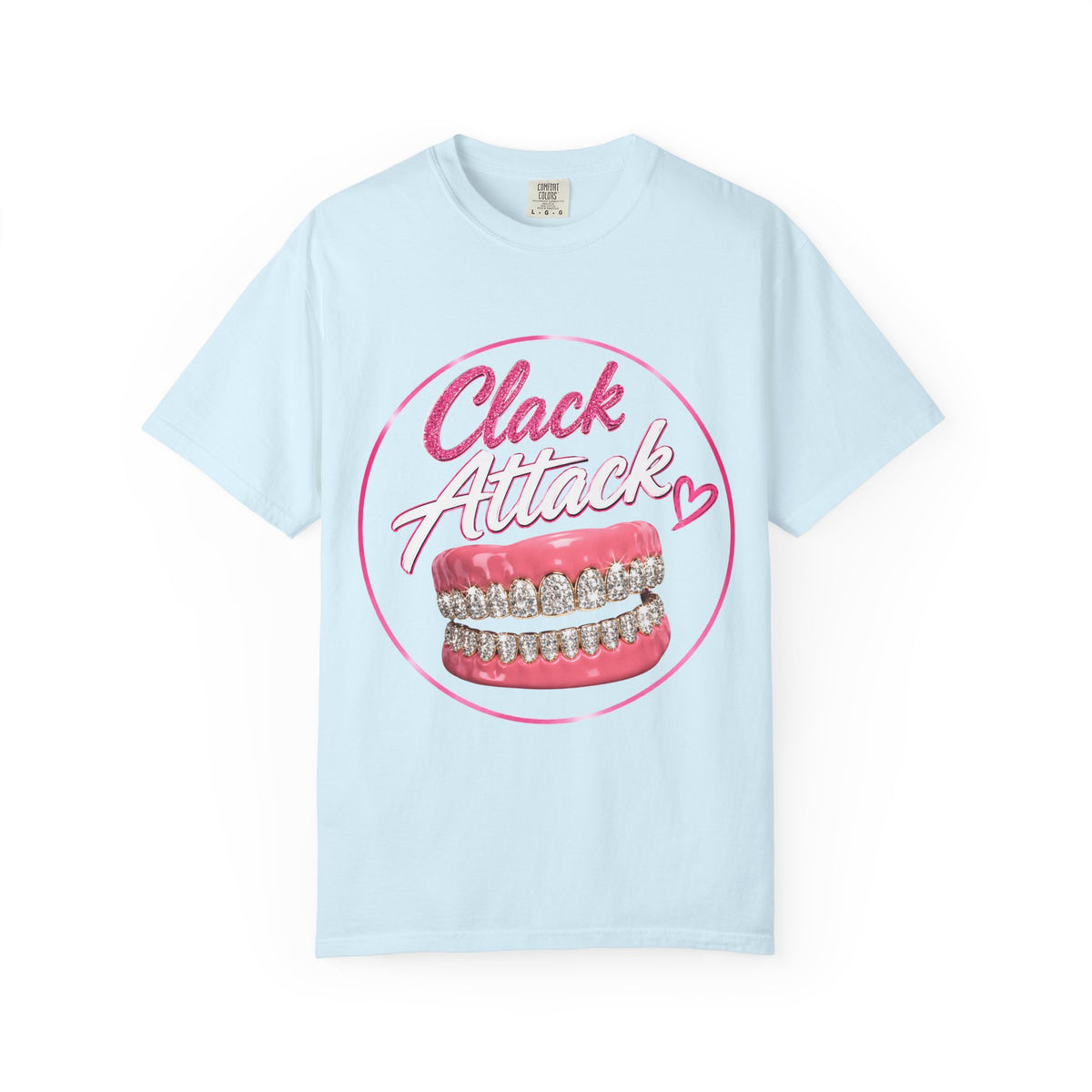 Clack Attack Blingy Denture T-shirt