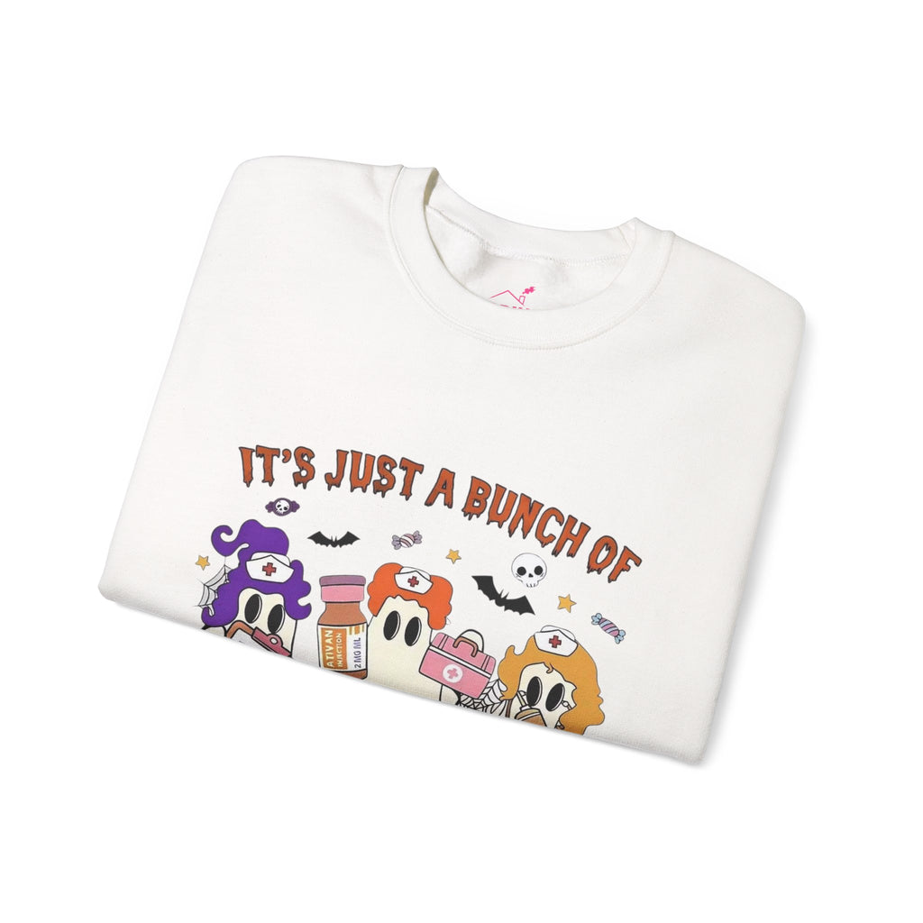 Nurse Hocus Poke Us Crewneck Sweatshirt