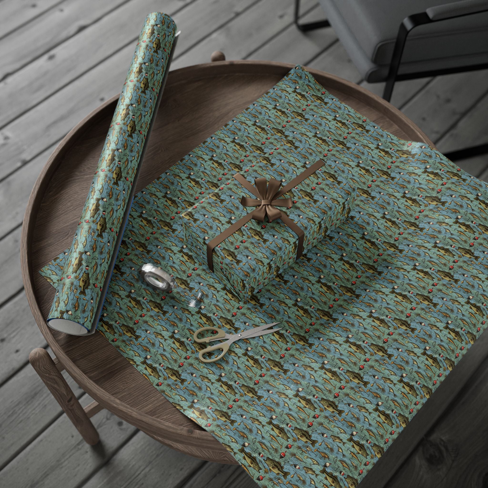Fish Pattern Wrapping Paper