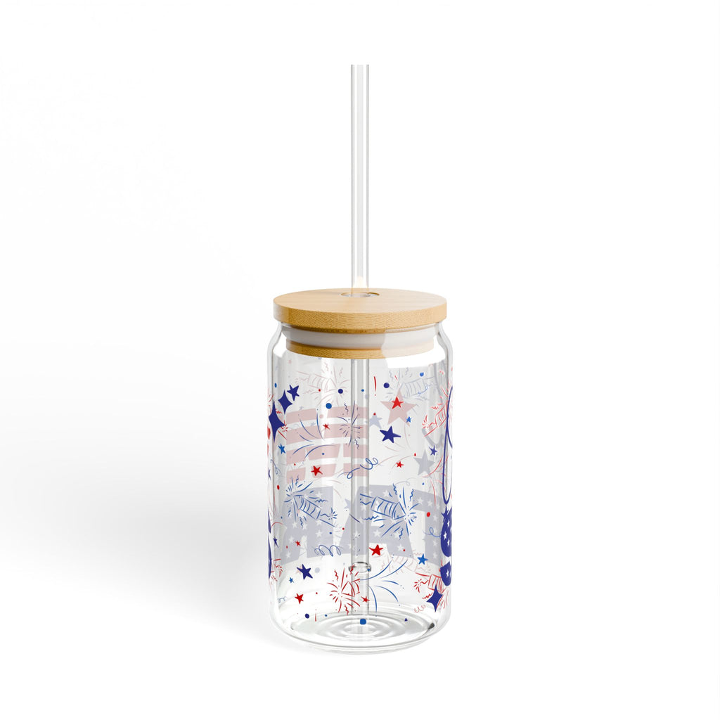 Patriotic Oh My Stars Sipper Glass