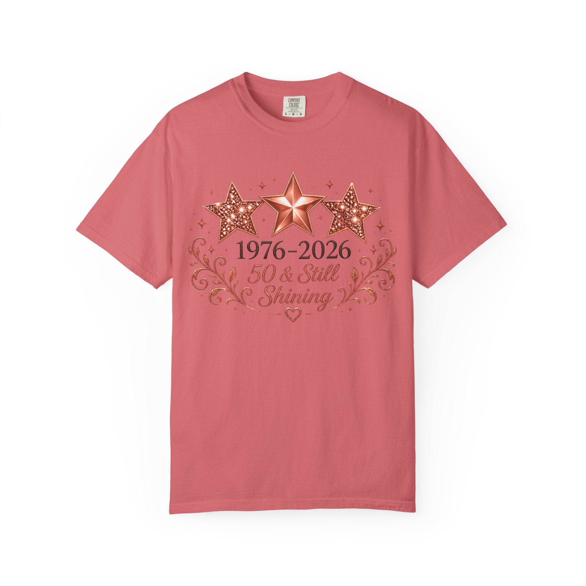 50 & Still Shining 1976-2026 T-Shirt