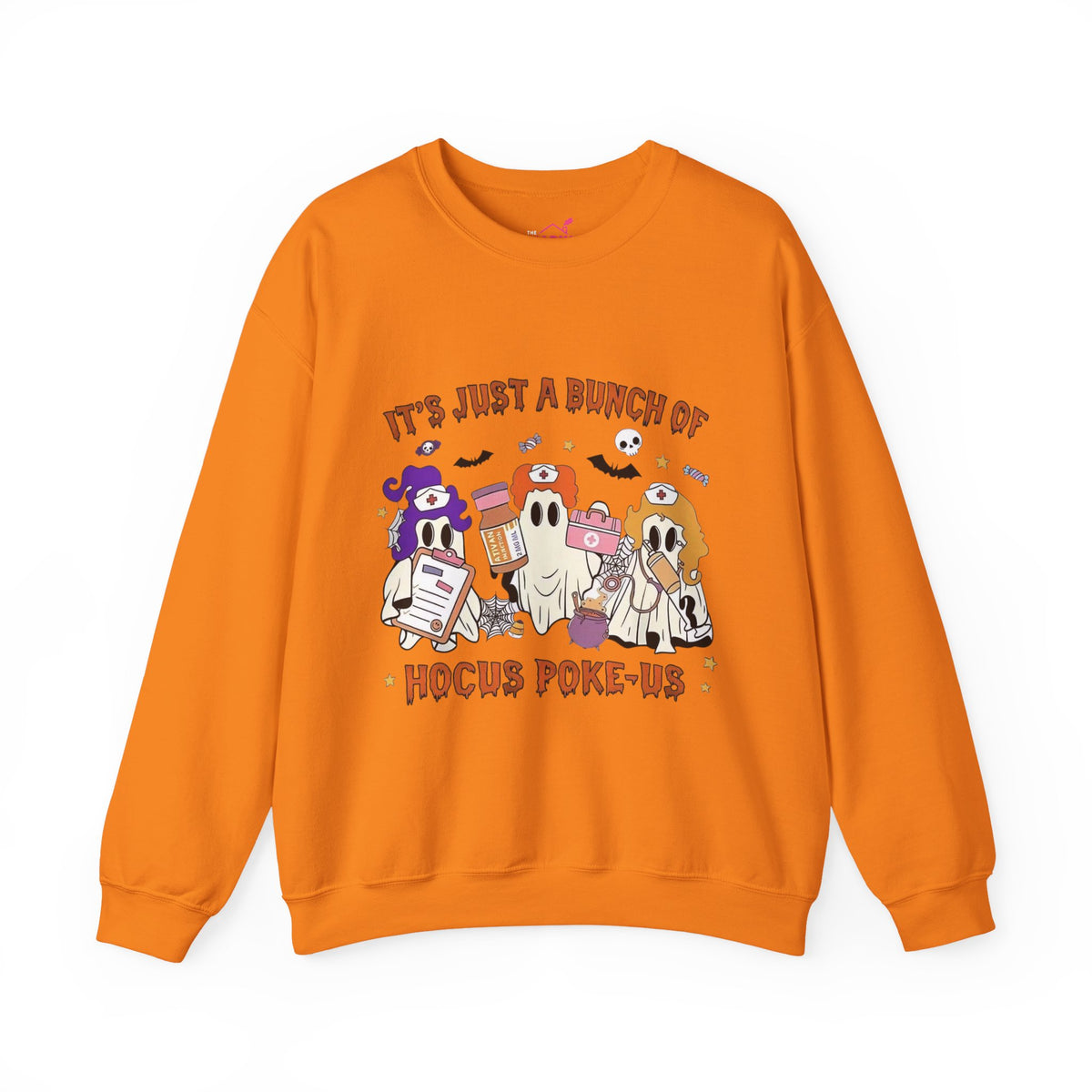 Nurse Hocus Poke Us Crewneck Sweatshirt