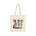 Colorful Dancing Skeleton Tote Bag