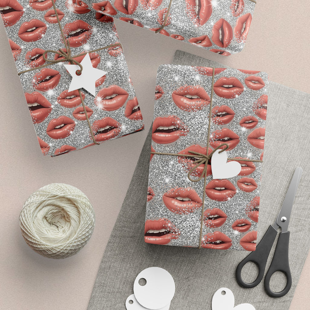Blingy Lips Wrapping Paper
