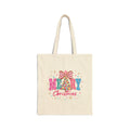 Colorful Christmas Tree Canvas Tote Bag