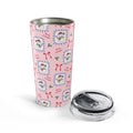 Cute Snowman Stamp Pattern Tumbler
