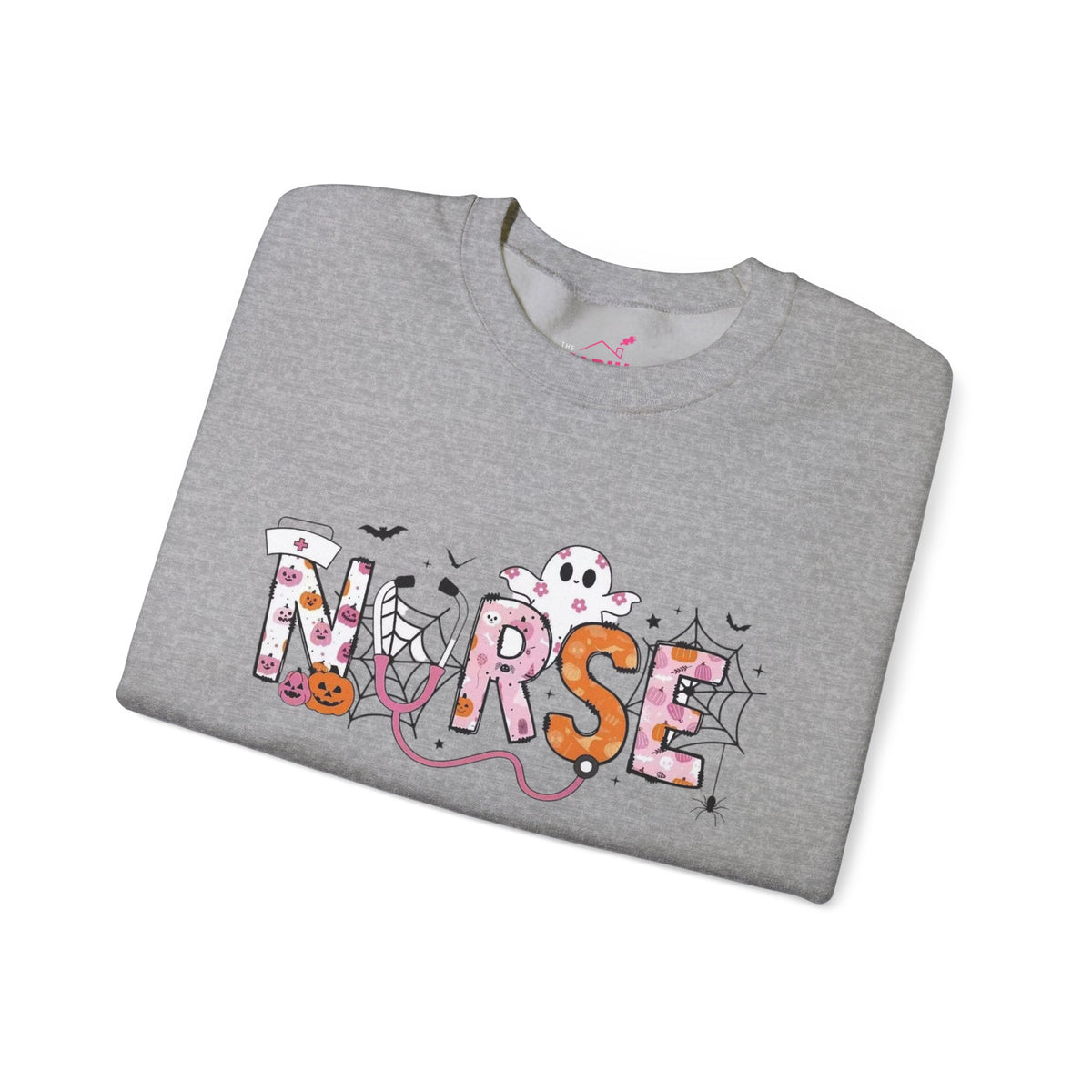 Spooky Nurse Sweatshirt | Preppy Halloween Crewneck
