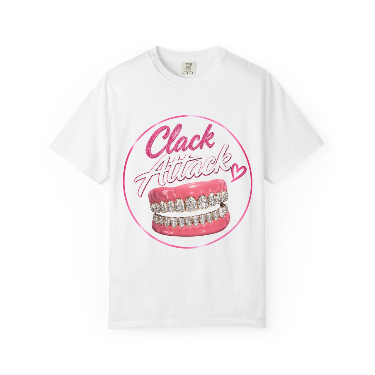 Clack Attack Blingy Denture T-shirt
