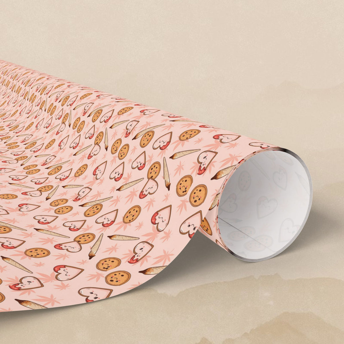 Stoner Lover Valentines Joint Wrapping Papers | Cannabis-Themed Valentine Wrap