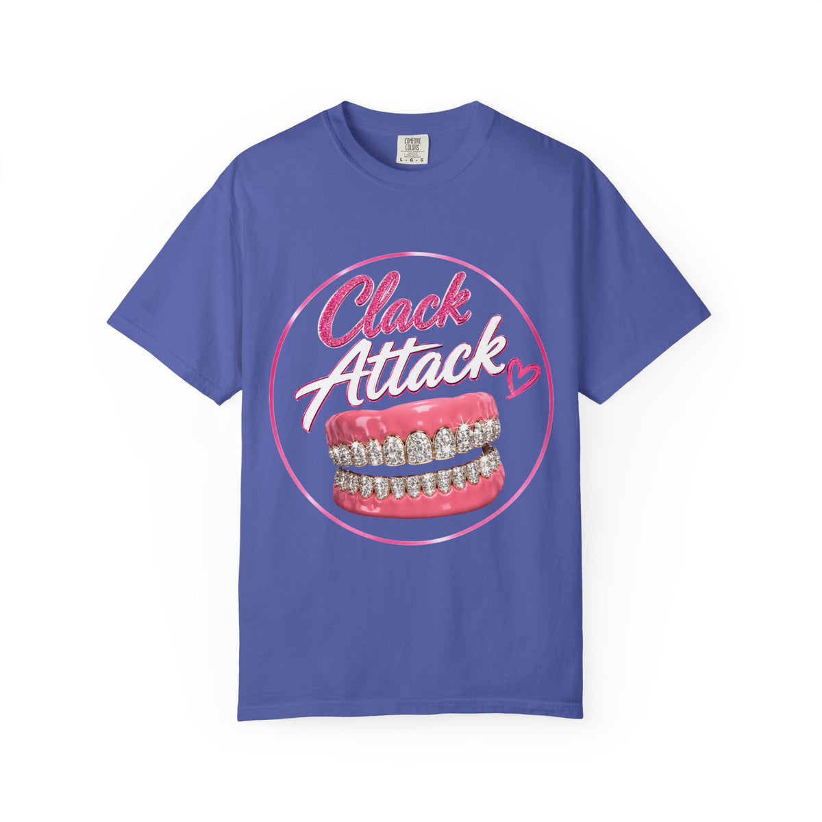 Clack Attack Blingy Denture T-shirt