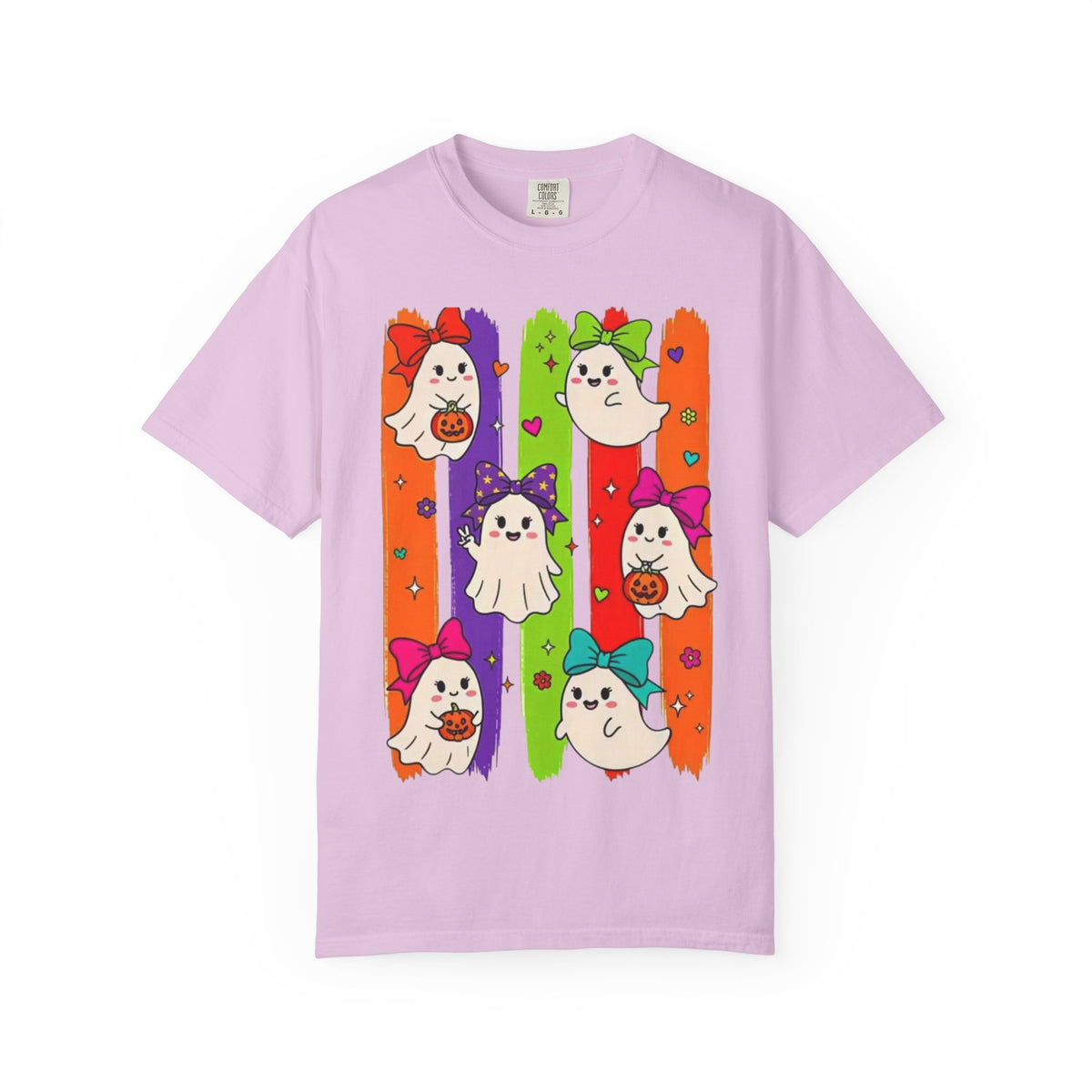 Cute Colorful Ghost Halloween T-shirt