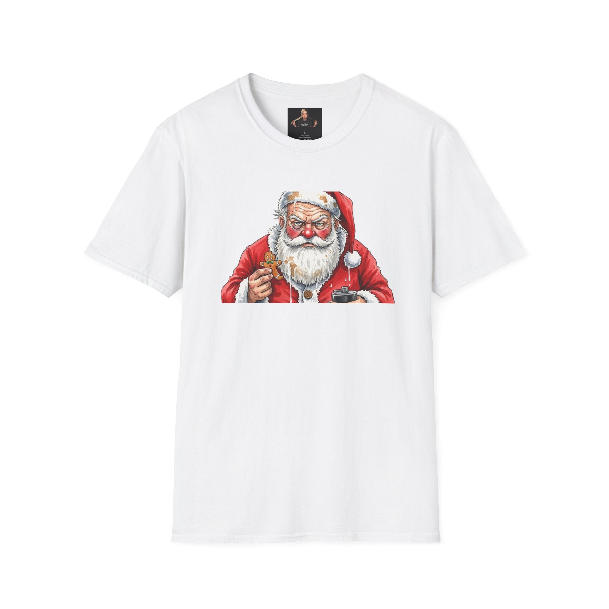Vintage Santa Claus Smoking Pipe Tshirt