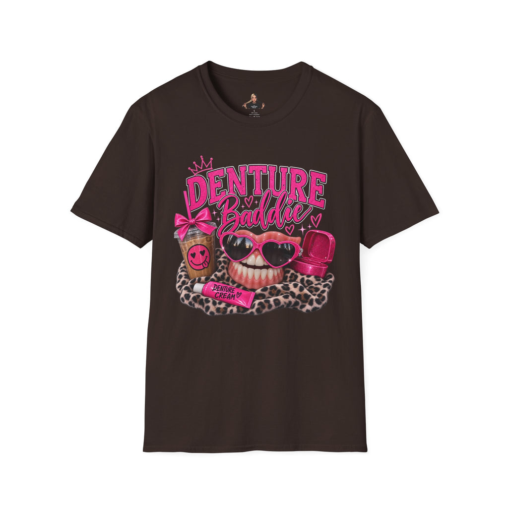 Preppy Denture Baddie Unisex Softstyle T-Shirt