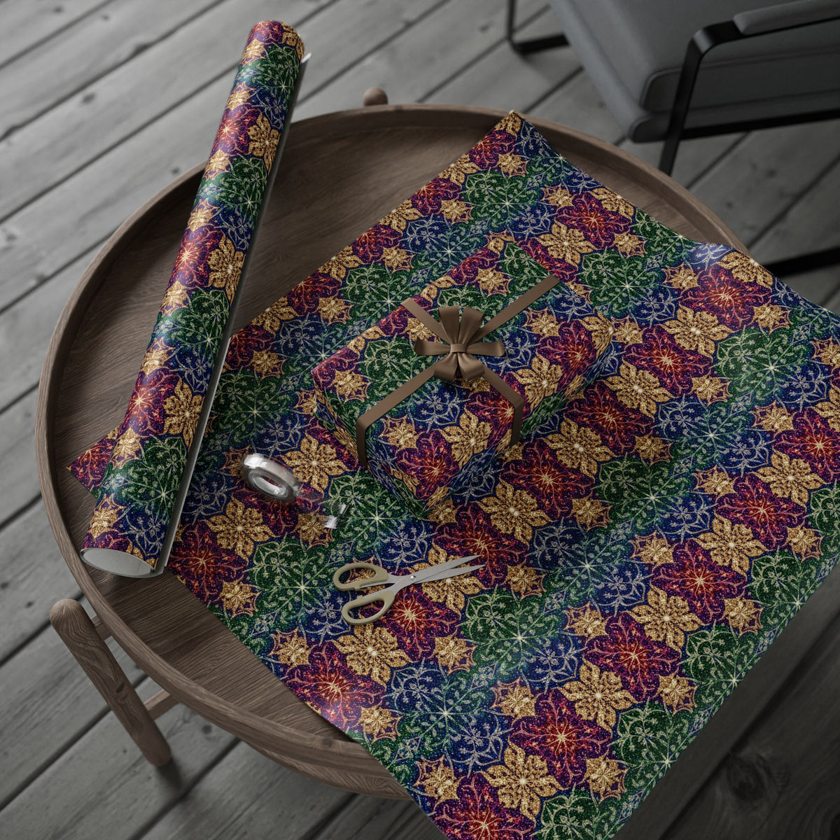 Festive Wrapping Paper Roll - Colorful Gift Wrap for Holidays, Birthdays, Parties, Crafting, and Celebrations
