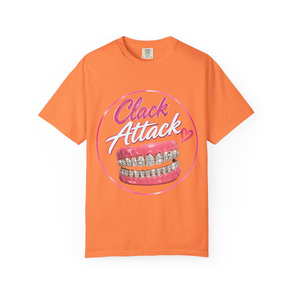 Clack Attack Blingy Denture T-shirt