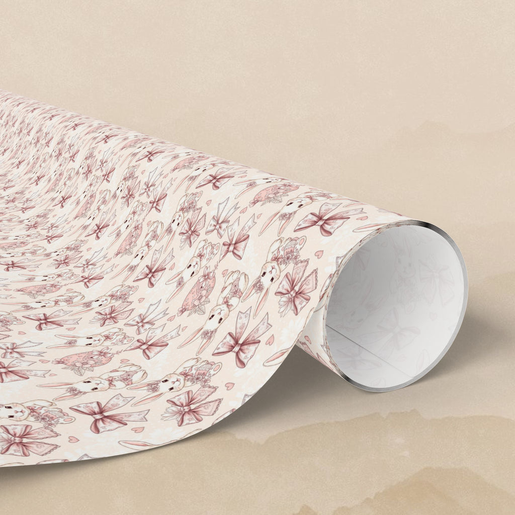 Pretty Pink Easter Bunny Wrapping Papers