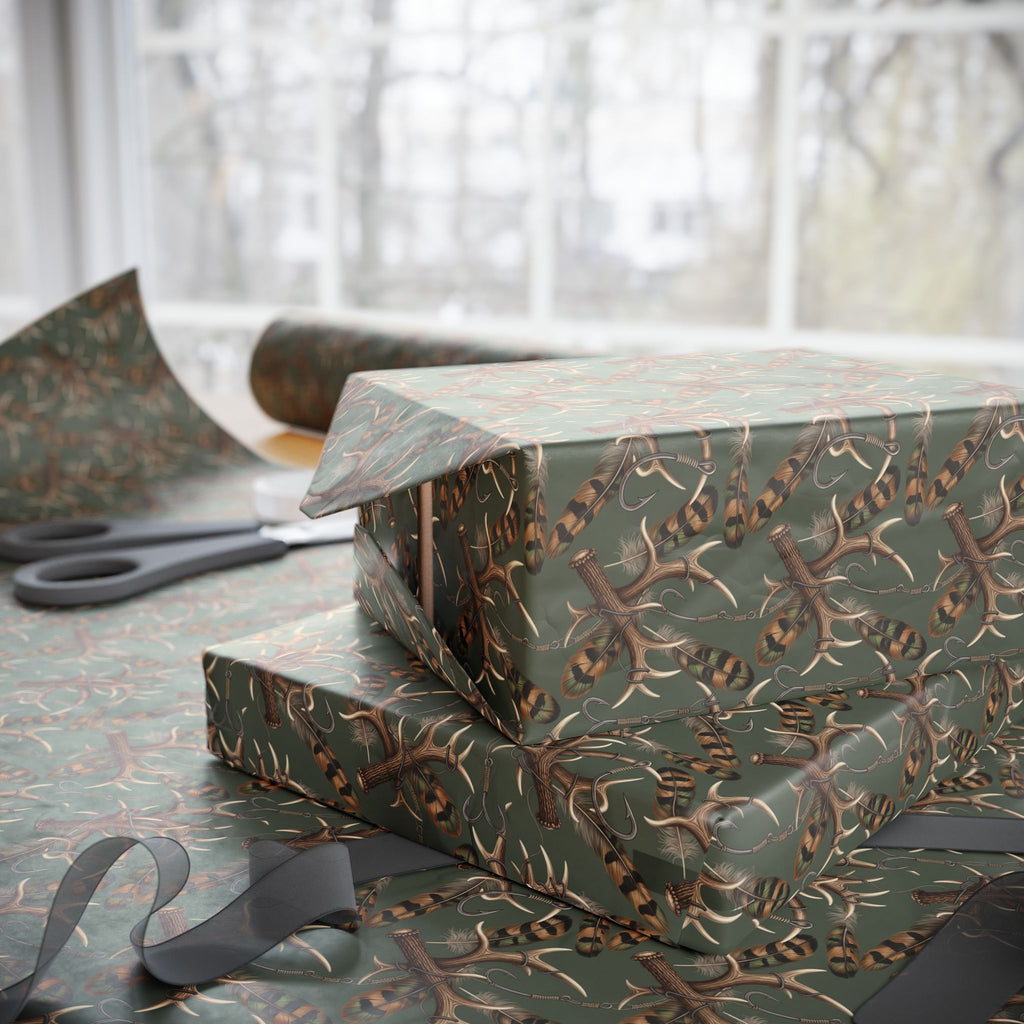 Deer Antler Wrapping Paper