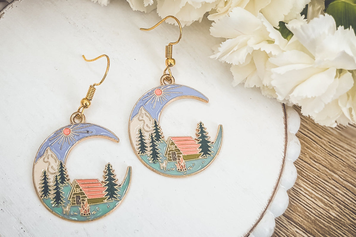 Beautiful Cabin Earrings