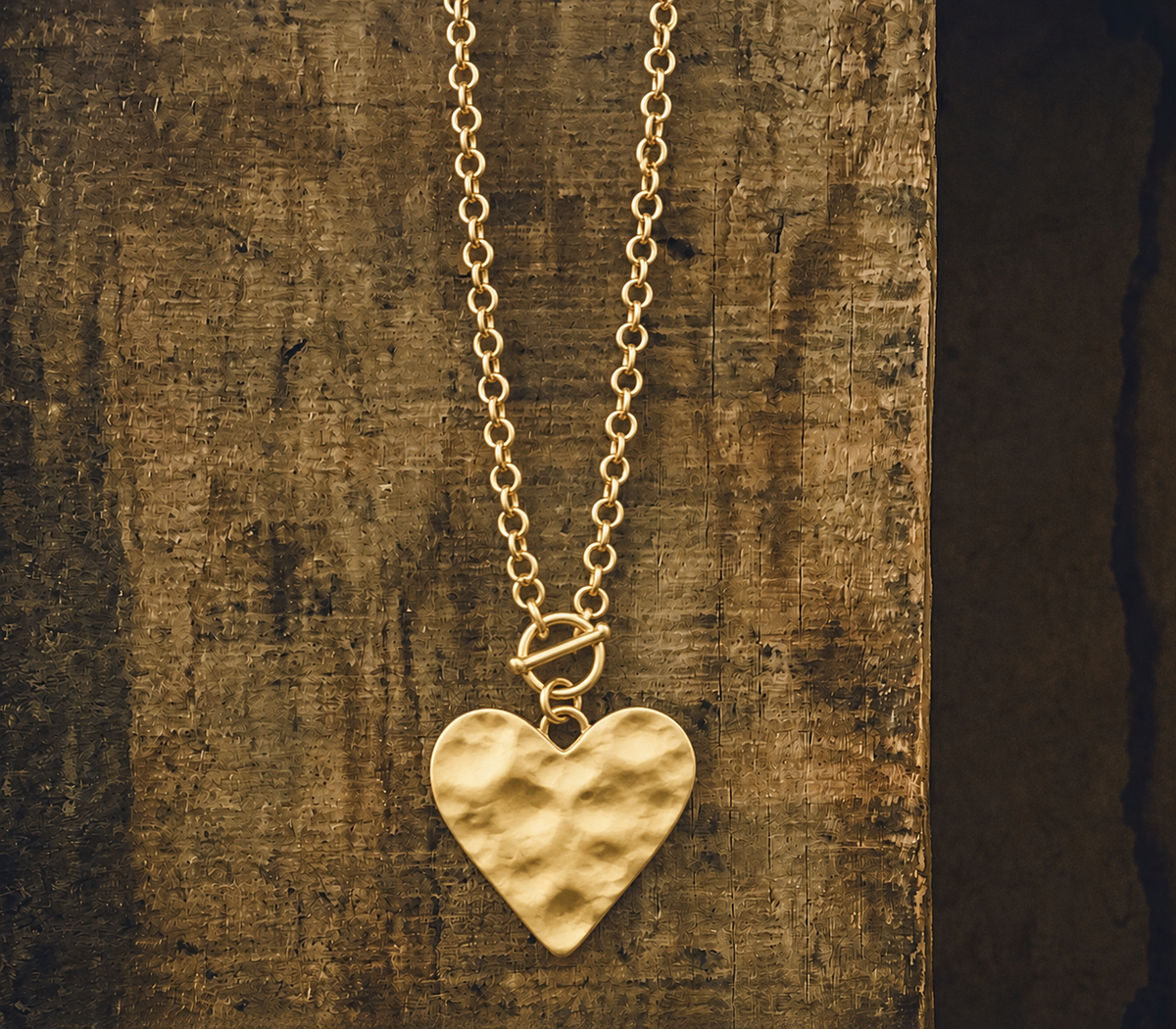 Beautiful Gold Heart Necklace