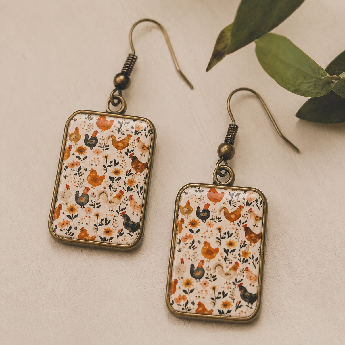 Little Hen House Earrings