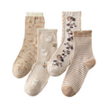 Adorable 4 Pair Socks