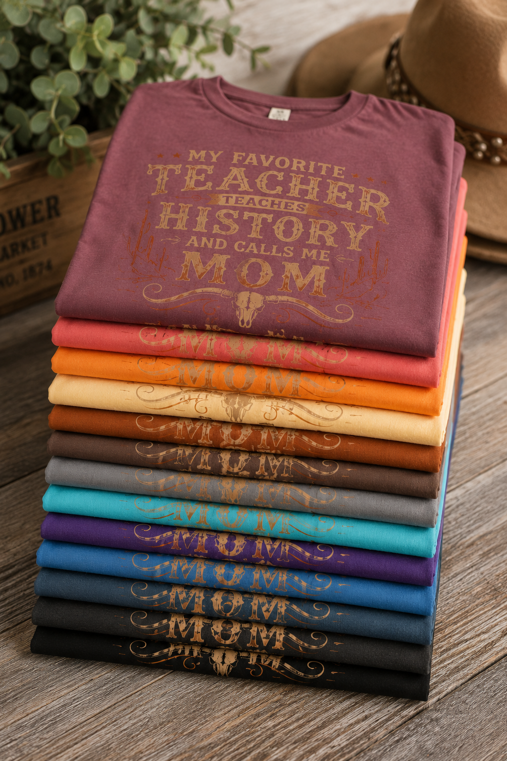 My Favorite Teacher Teaches History and Calls Me Mom T-Shirt