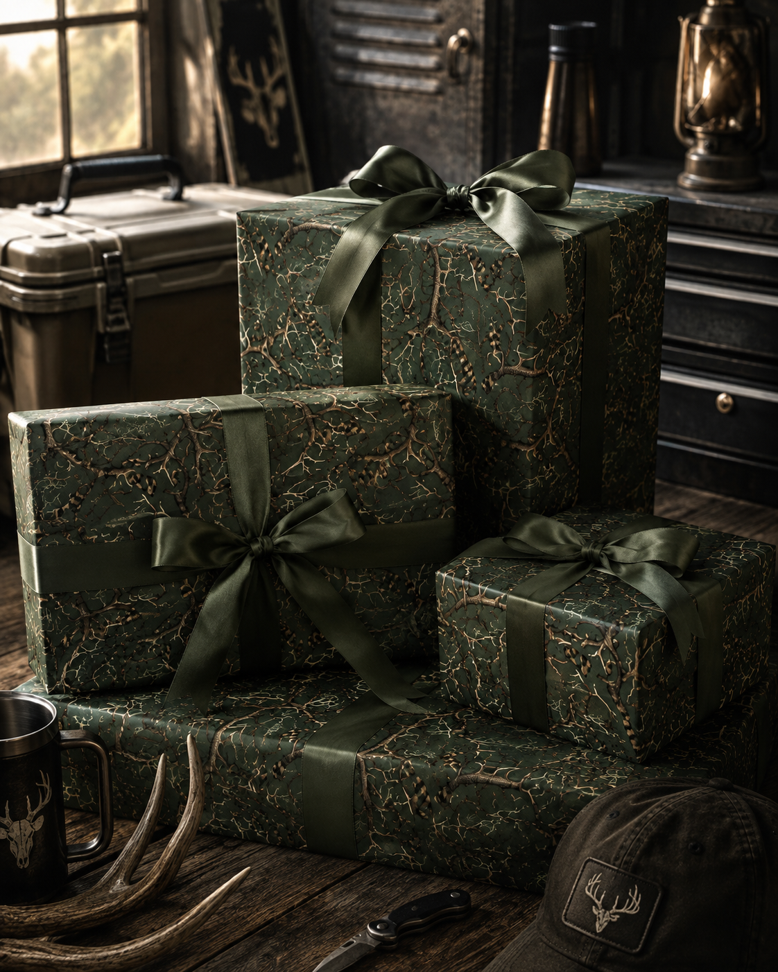 Deer Antler Wrapping Paper