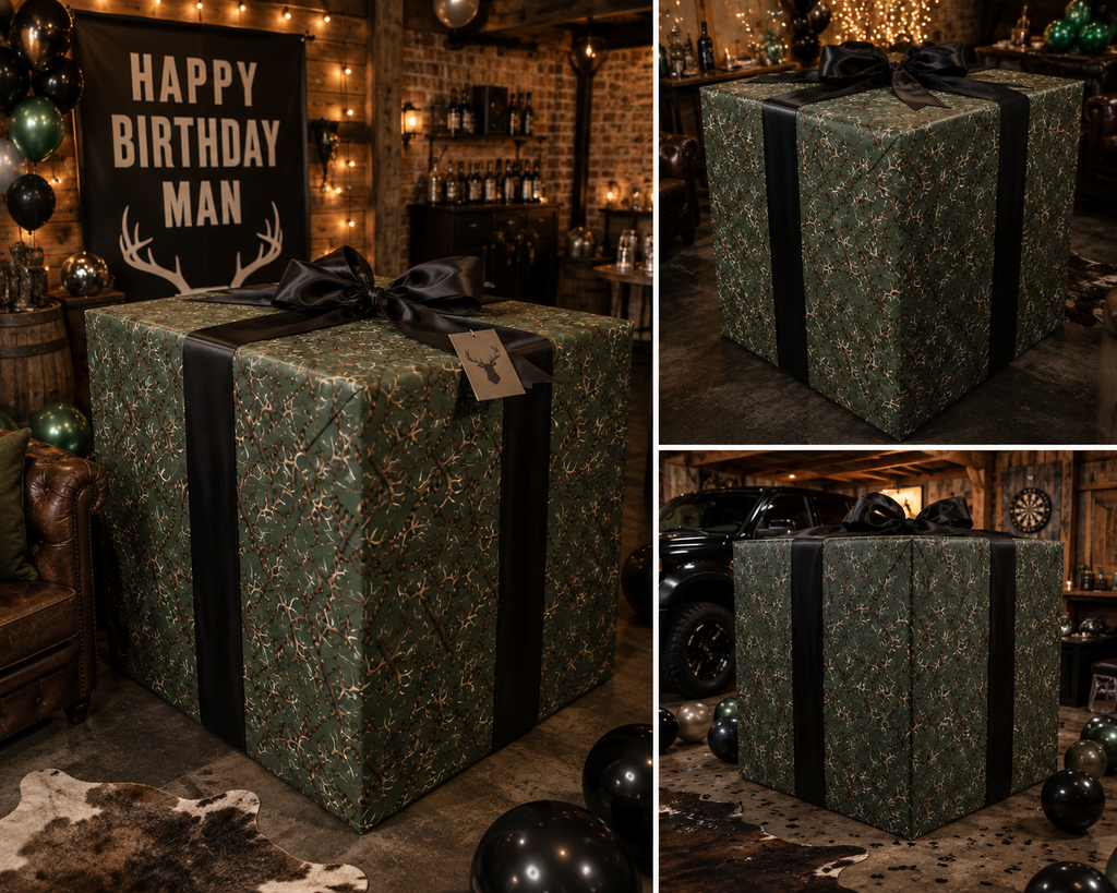 Deer Antler Wrapping Paper