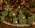 Green Grinchy Christmas Wrapping Paper