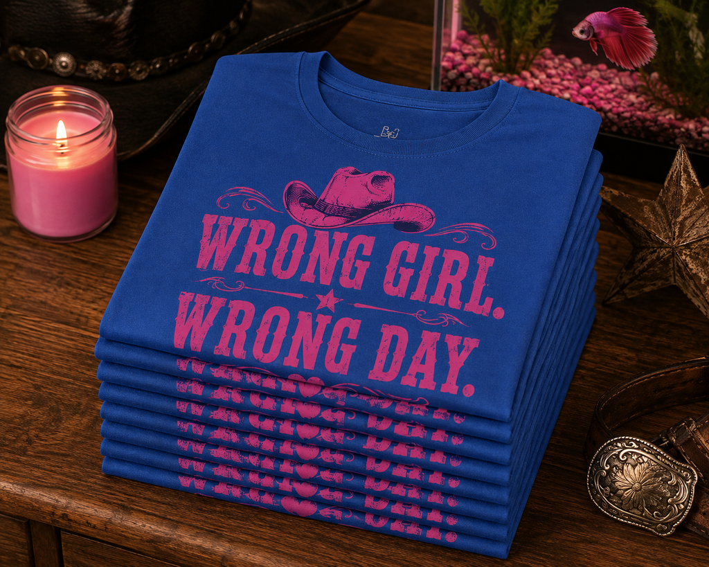 Wrong Girl Wrong Day Western T-Shirt