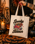 Skeleton Martini Spooky Summer Tote Bag