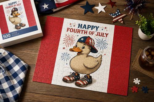 4th of July Duck Puzzle