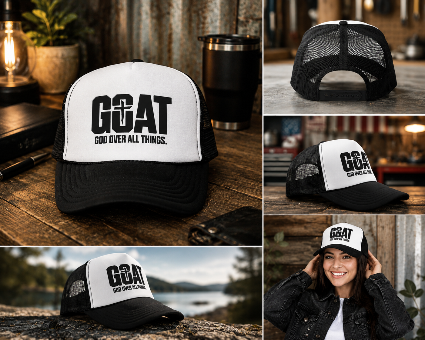 GOAT Trucker Hat