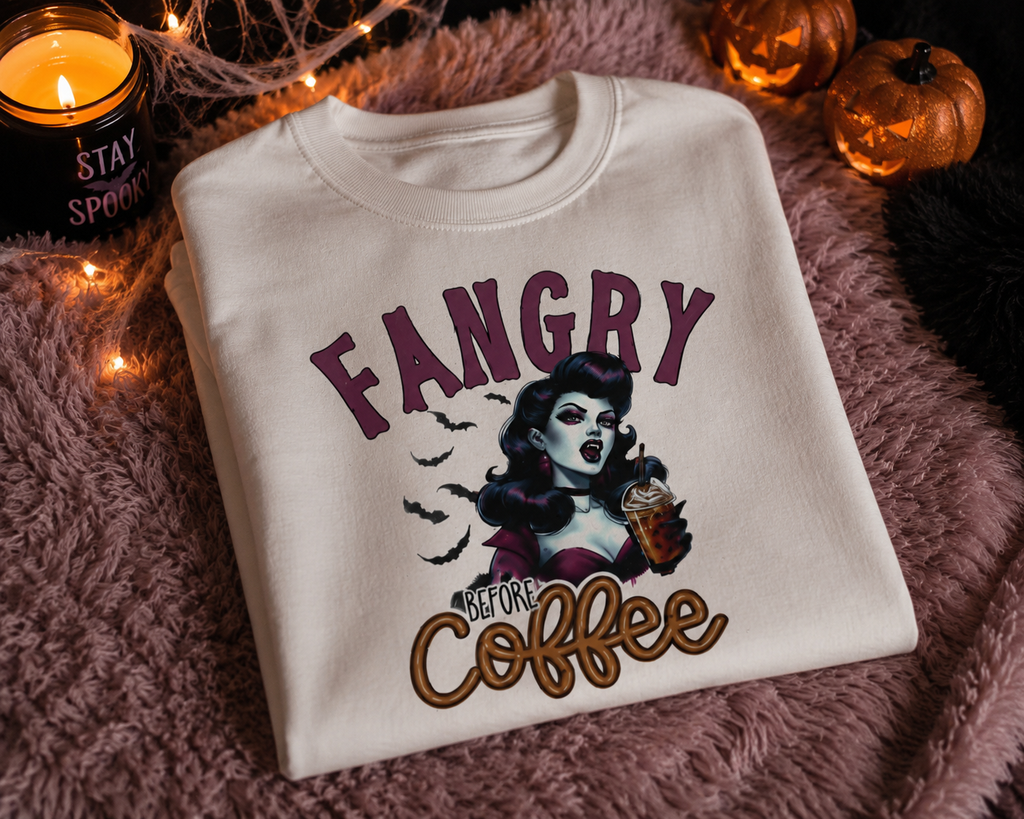 Fangry Before Coffee T-Shirt