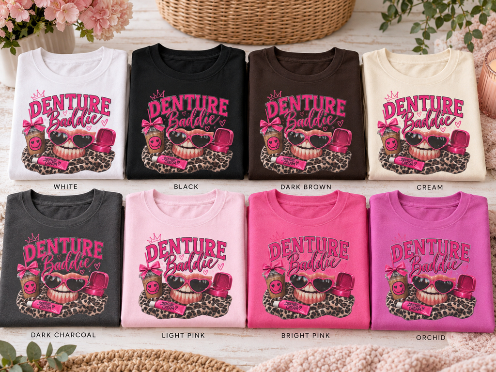 Preppy Denture Baddie Gilden T-Shirt