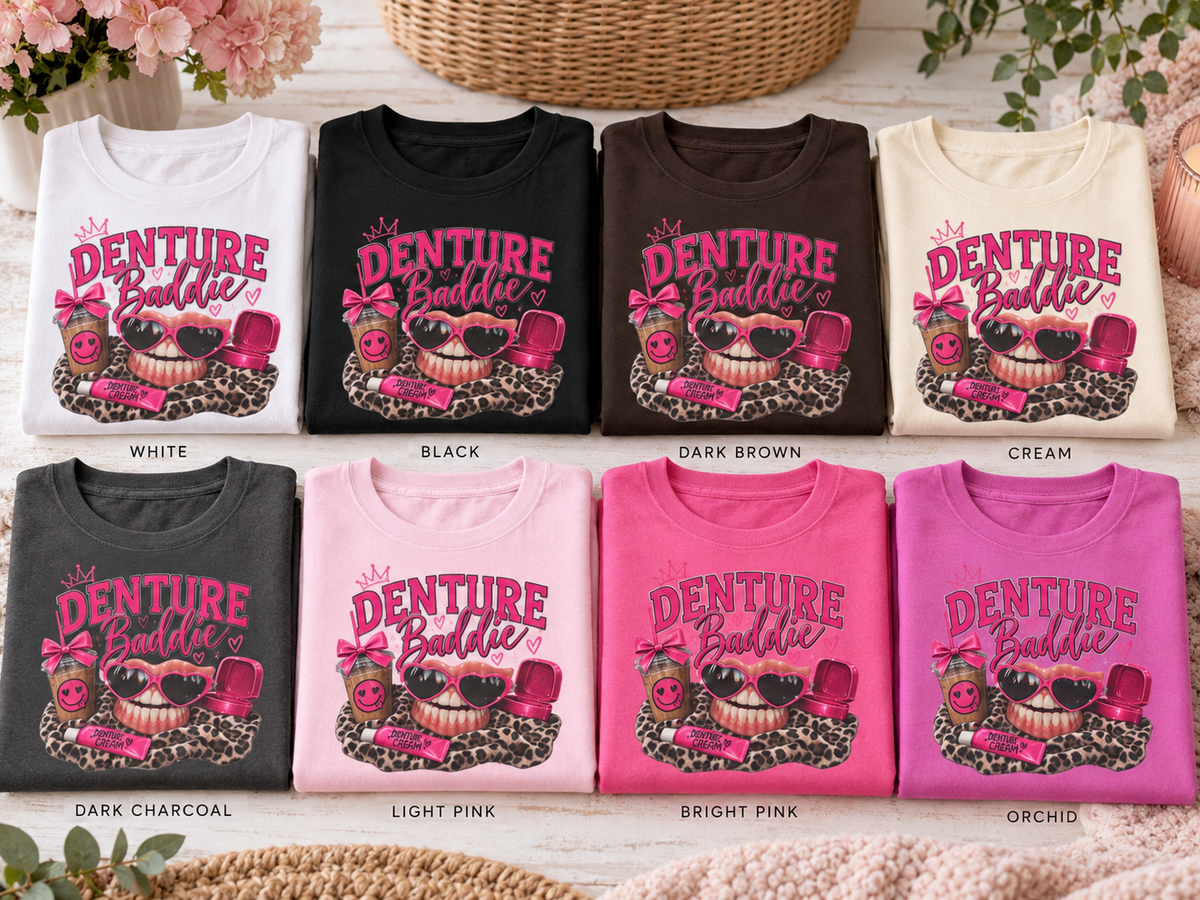 Preppy Denture Baddie Gilden T-Shirt