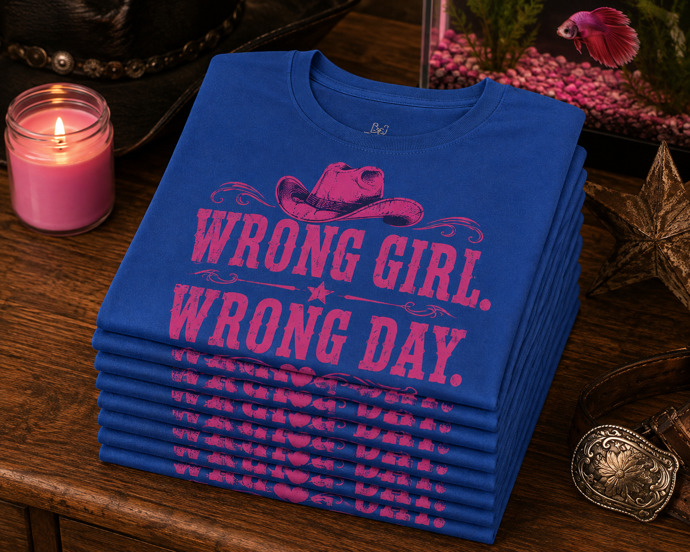 Wrong Girl Wrong Day Western T-Shirt