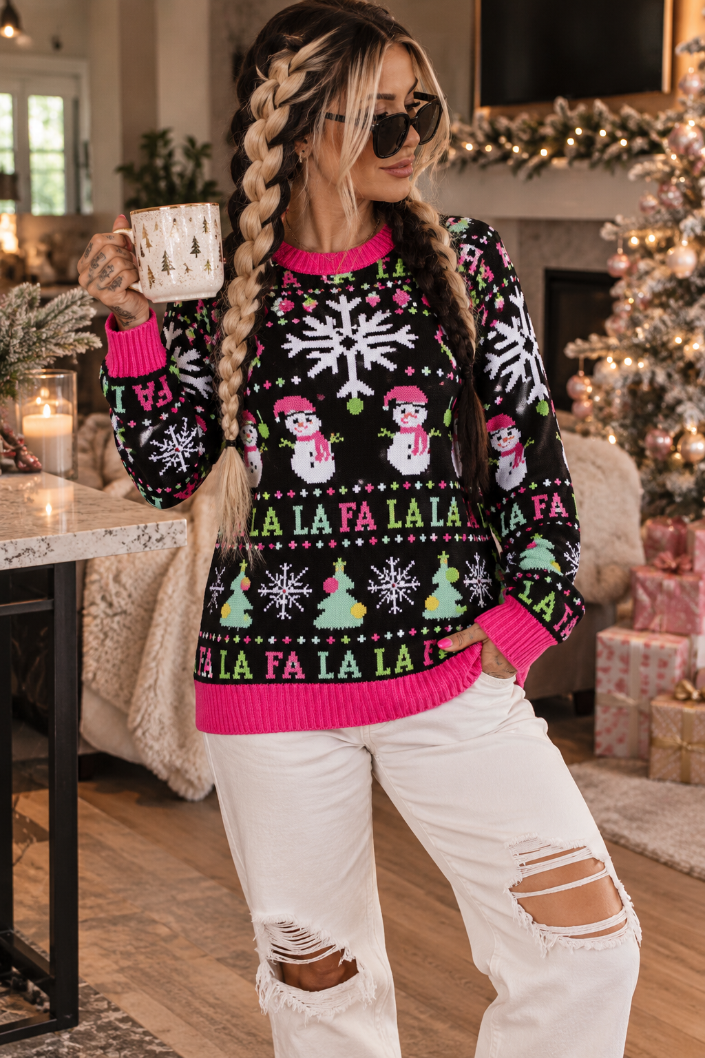 Christmas Neon Sweater