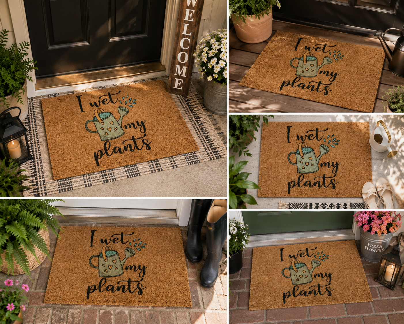 I Wet My Plants Doormat