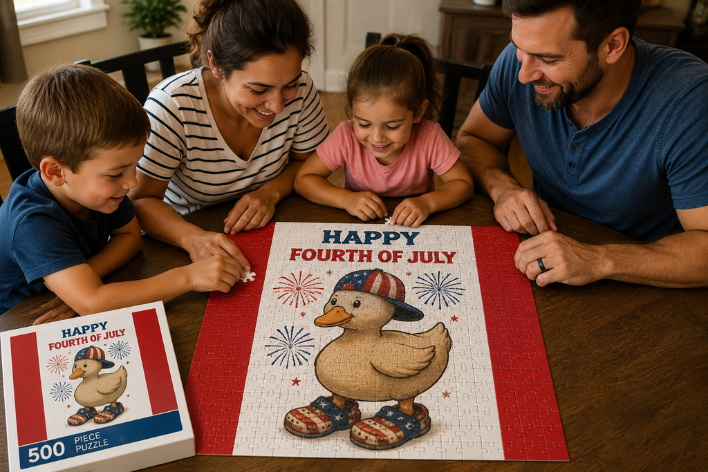 4th of July Duck Puzzle