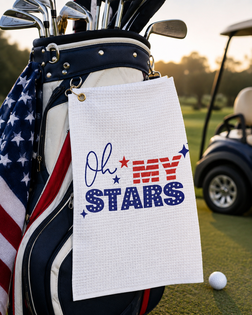 Oh My Stars Golf Towel