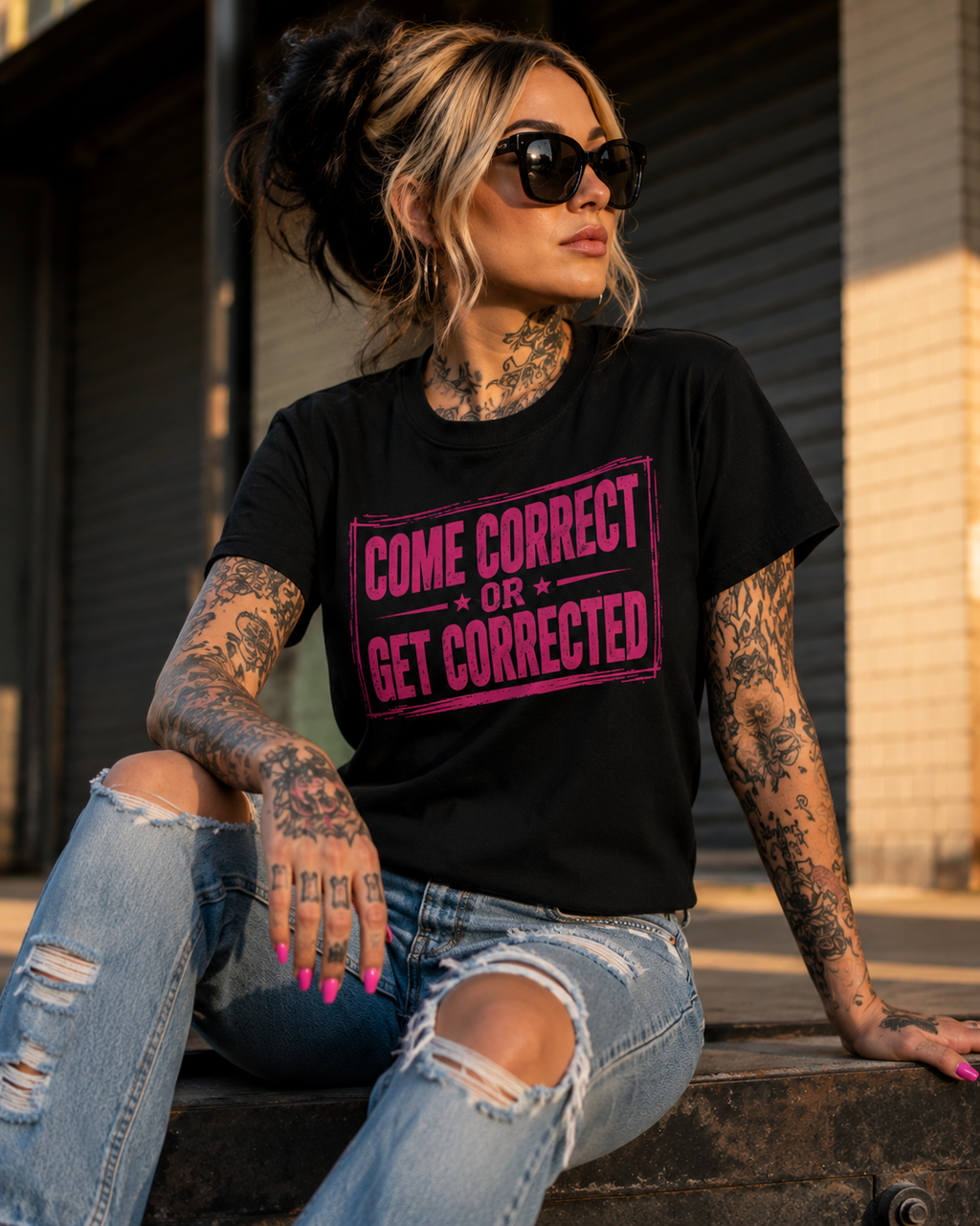 Come Correct Or Get Corrected T-Shirt