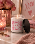 Heart Eyes Smiley Apple Harvest Candle