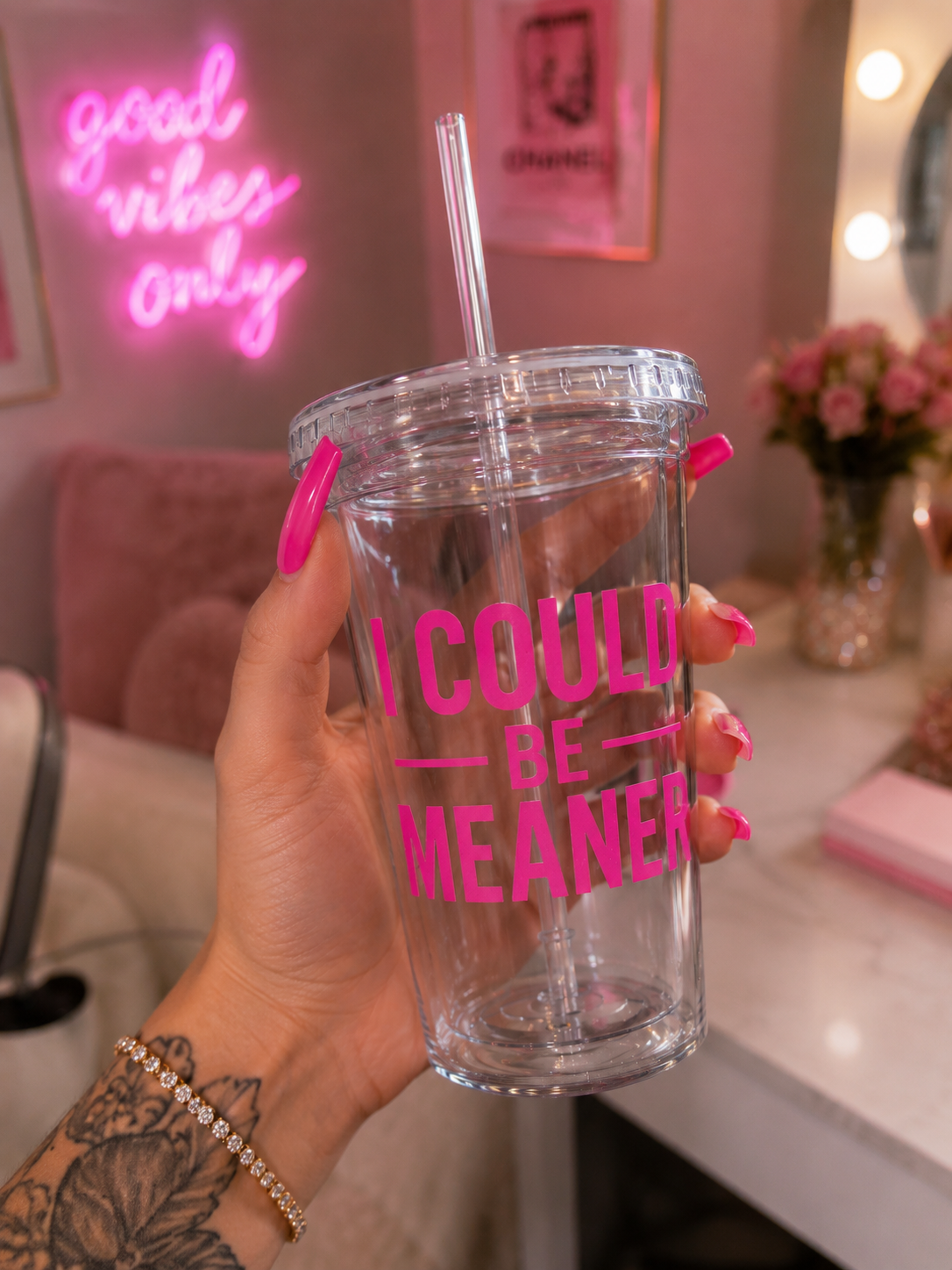 I could be meaner tumbler