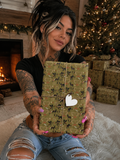 Vintage Camo Valentines Wrapping Paper