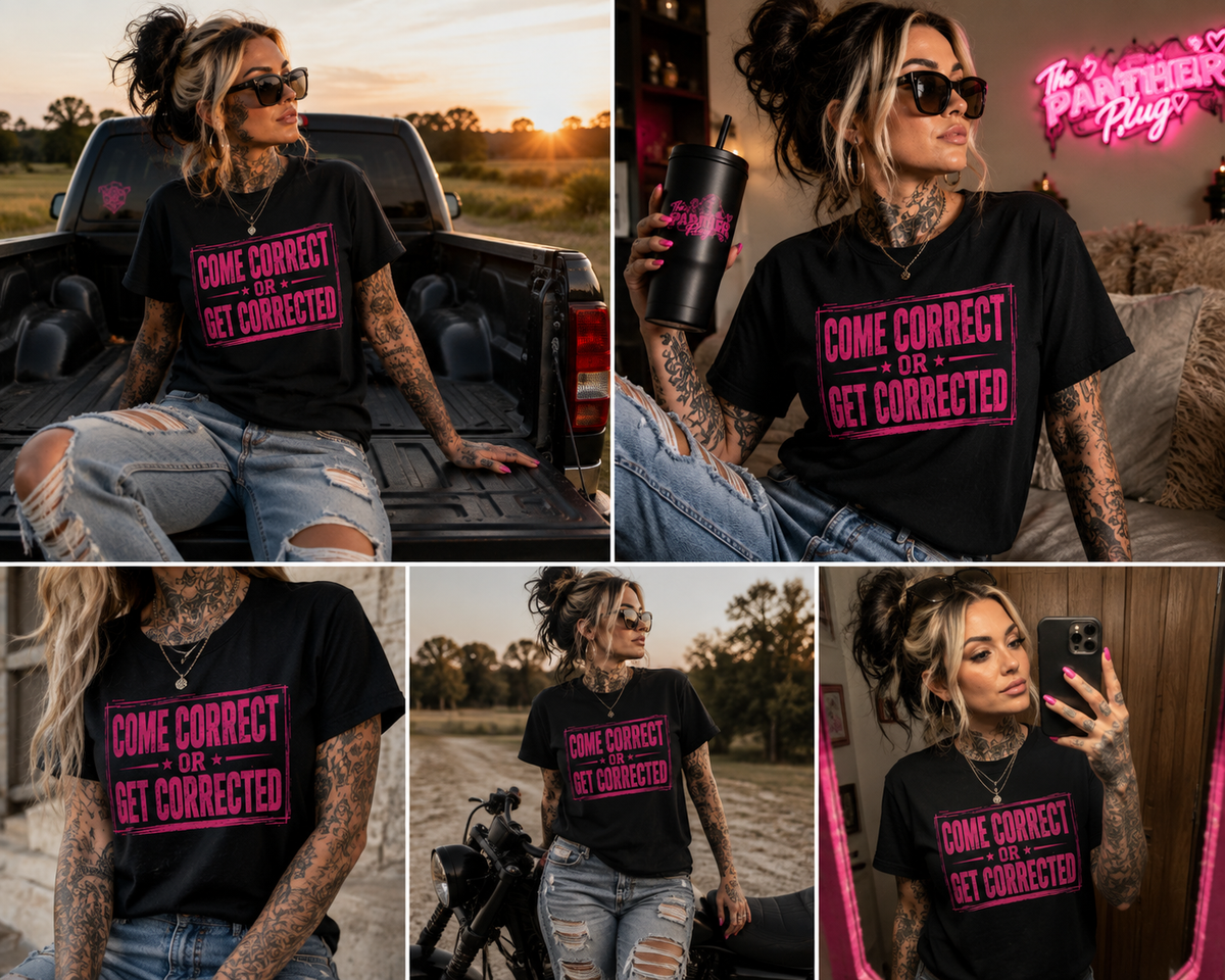 Come Correct Or Get Corrected T-Shirt